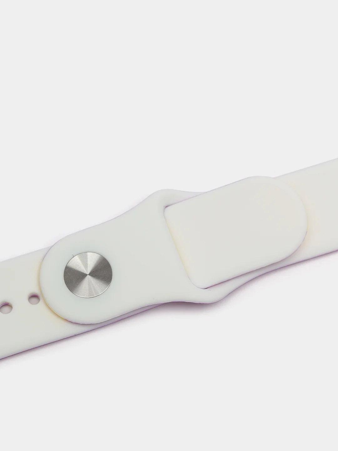 Марсала ремешок силиконовый с рисунком для Apple Watch