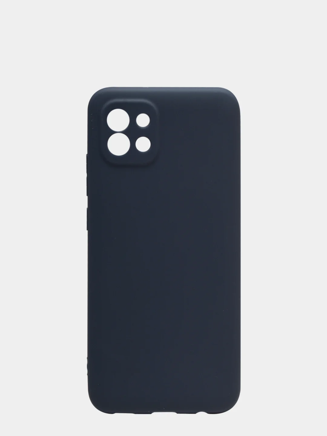 Синий чехол для Samsung A03/A035F, силиконовый, матовый