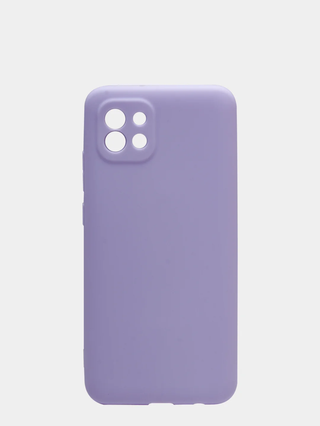 Лавандовый чехол для Samsung A03/A035F, силиконовый, матовый