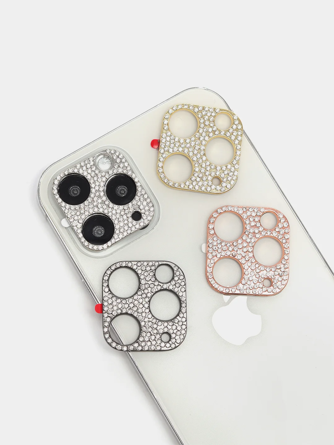 Защита камеры, защитное стекло, накладка со стразами на камеру iPhone 11 / 12/ 13