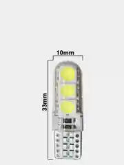 Автомобильная светодиодная лампа габарит CANBUS (2шт)  салон, подсветка номера 6SMD 5050