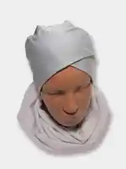 Серый мусульманская шапочка под платок