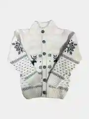 Белый детский джемпер