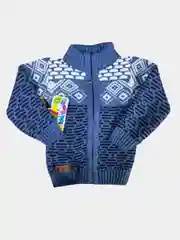 Синий детский джемпер