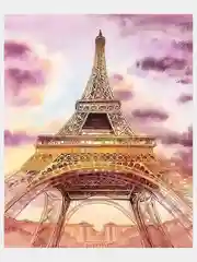 Золотой картины по номерам на холсте Набор для рисования New World