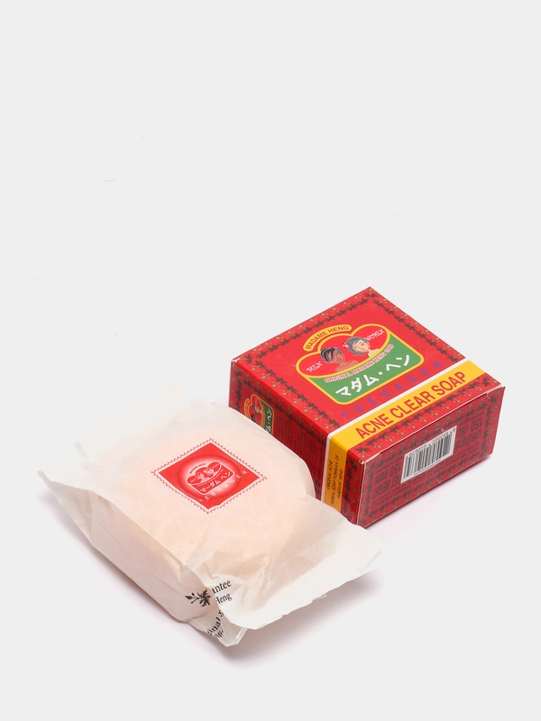 Натуральное тайское мыло для проблемной кожи от акне Acne Clear Soap Madame Heng, 150 гр