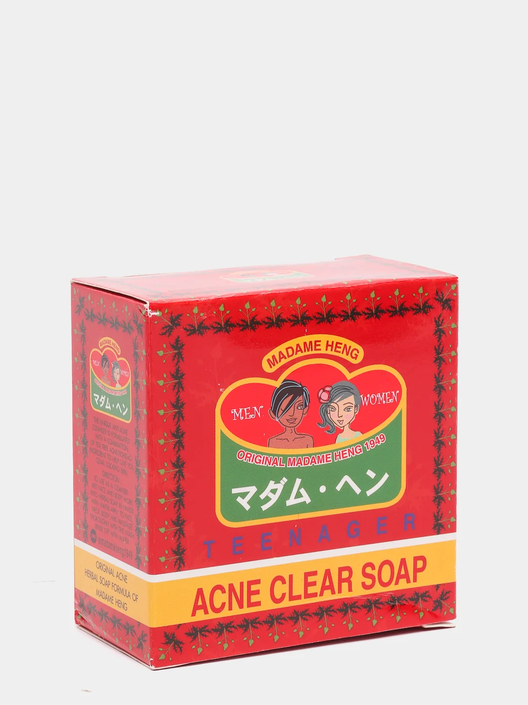Натуральное тайское мыло для проблемной кожи от акне Acne Clear Soap Madame Heng, 150 гр