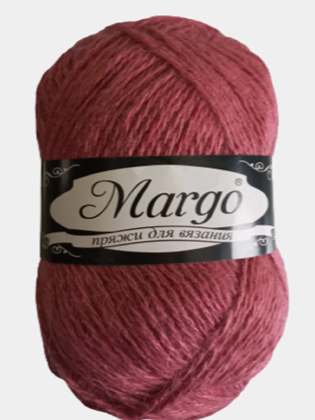 Коралловый пряжа для вязания Margo, акрил с пухом, 230 м, 100 г