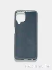 Угольный чехол блестящий Samsung Galaxy A22 4G, M22, M32 накладка с блёстками