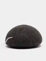 Угольный спонж конжаковый Конняку, губка для умывания