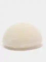 Белый спонж конжаковый Конняку, губка для умывания