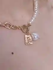 Модное женское ожерелье - цепь с подвеской