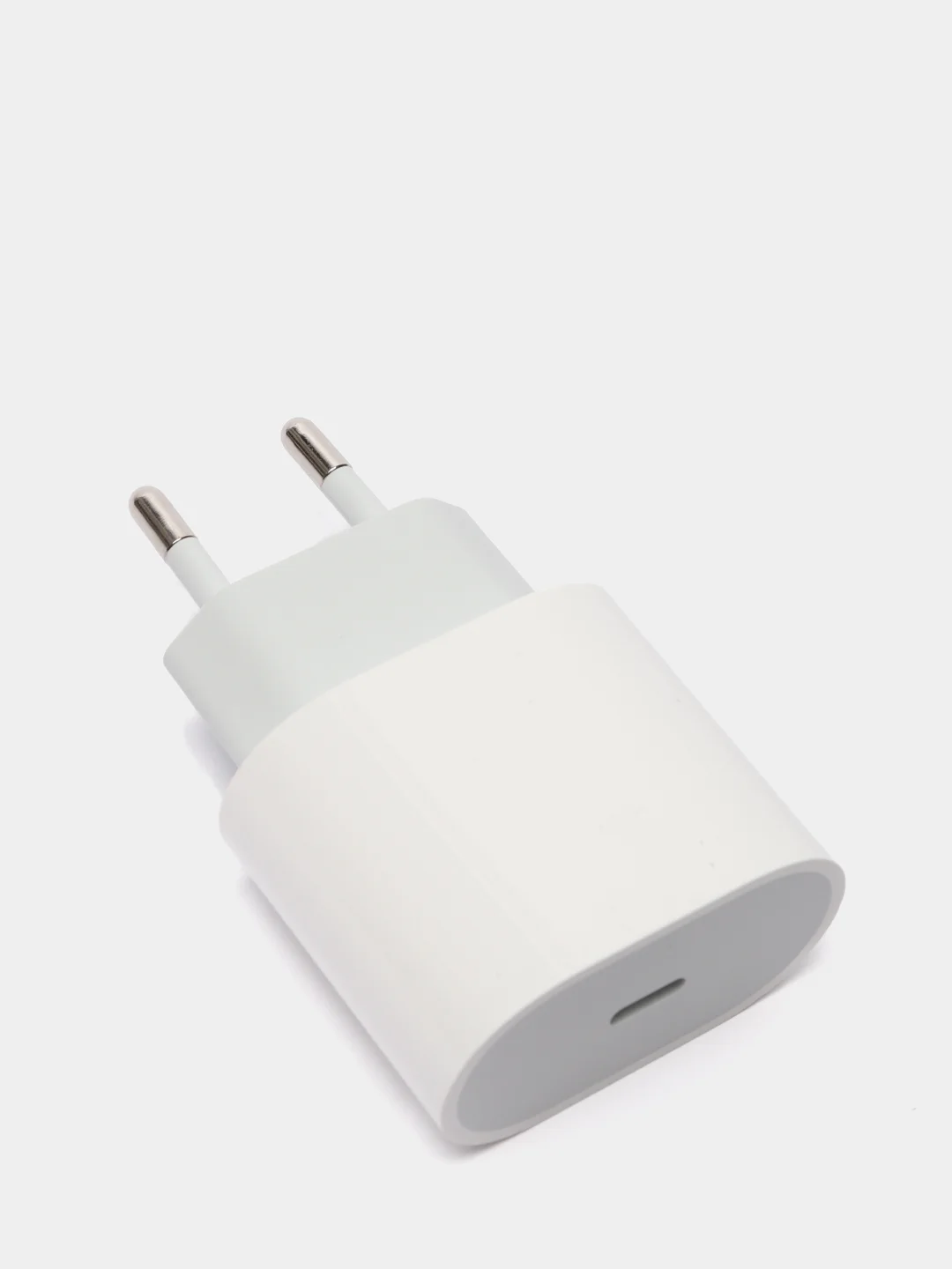 Белый зарядное устройство адаптер блок питания USB-C для iPhone, Type-C, 20W, PD