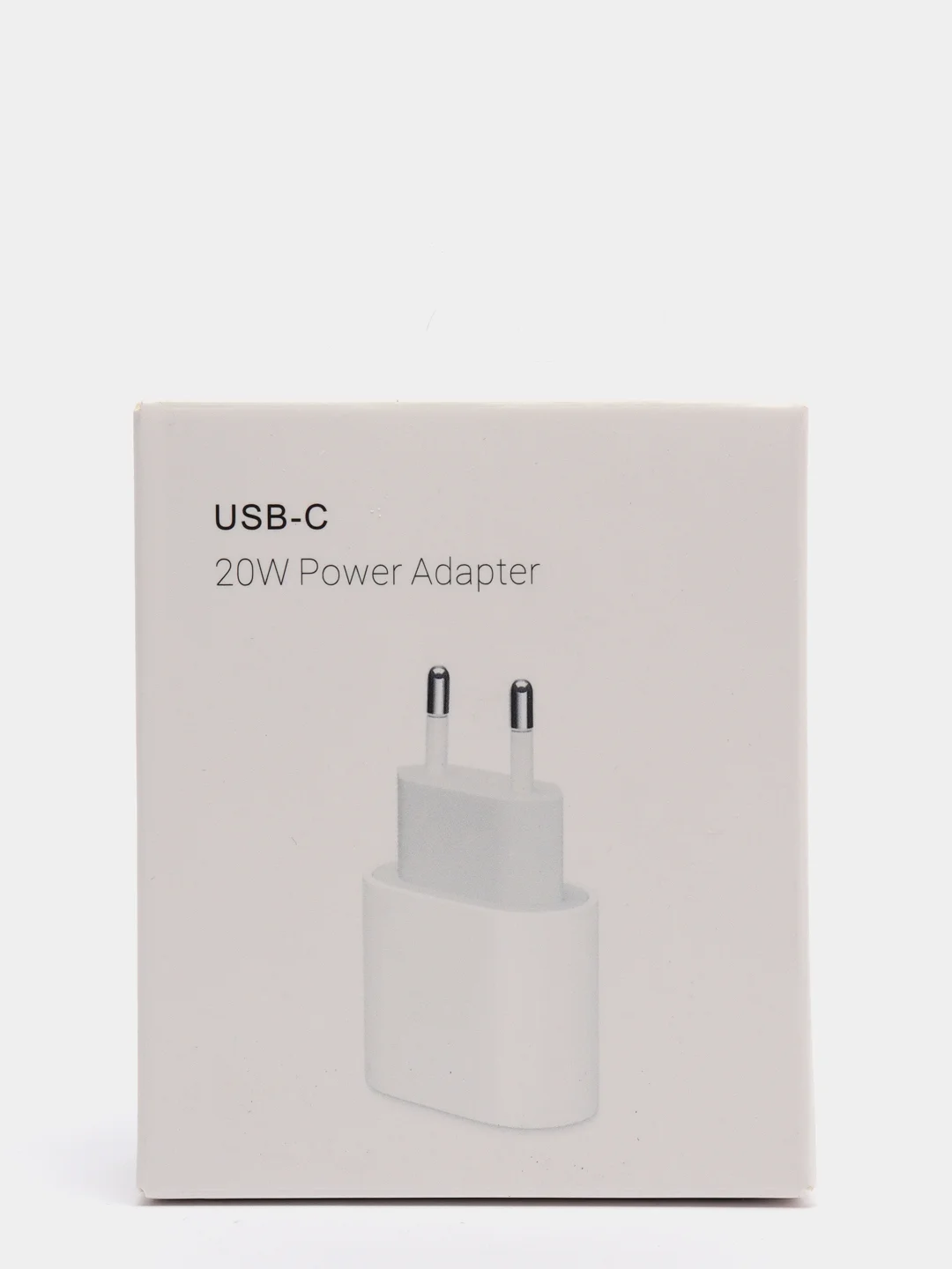 Белый зарядное устройство адаптер блок питания USB-C для iPhone, Type-C, 20W, PD
