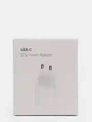 Белый зарядное устройство адаптер блок питания USB-C для iPhone, Type-C, 20W, PD
