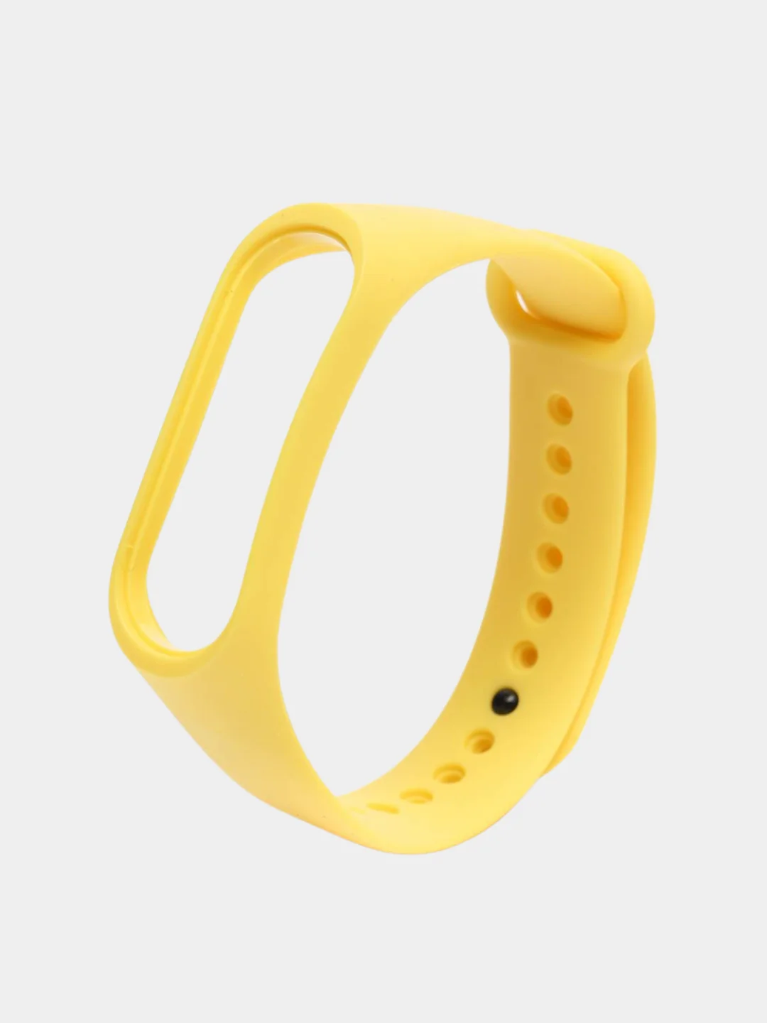 Желтый ремешок для фитнес браслета Xiaomi Mi Band 3/4