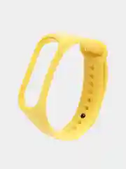 Желтый ремешок для фитнес браслета Xiaomi Mi Band 3/4