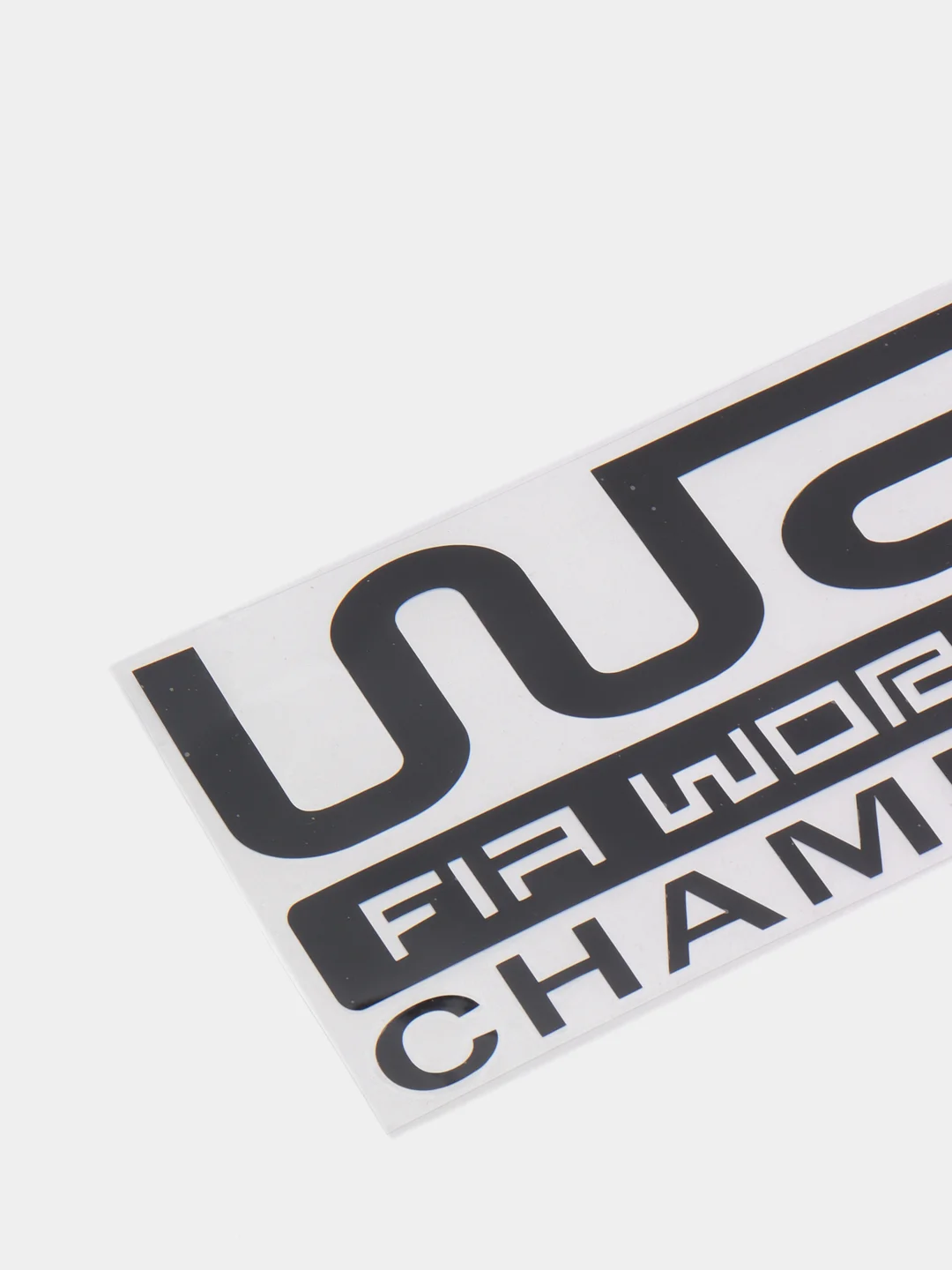 Черный наклейка на авто "WRC"