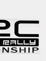 Черный наклейка на авто "WRC"