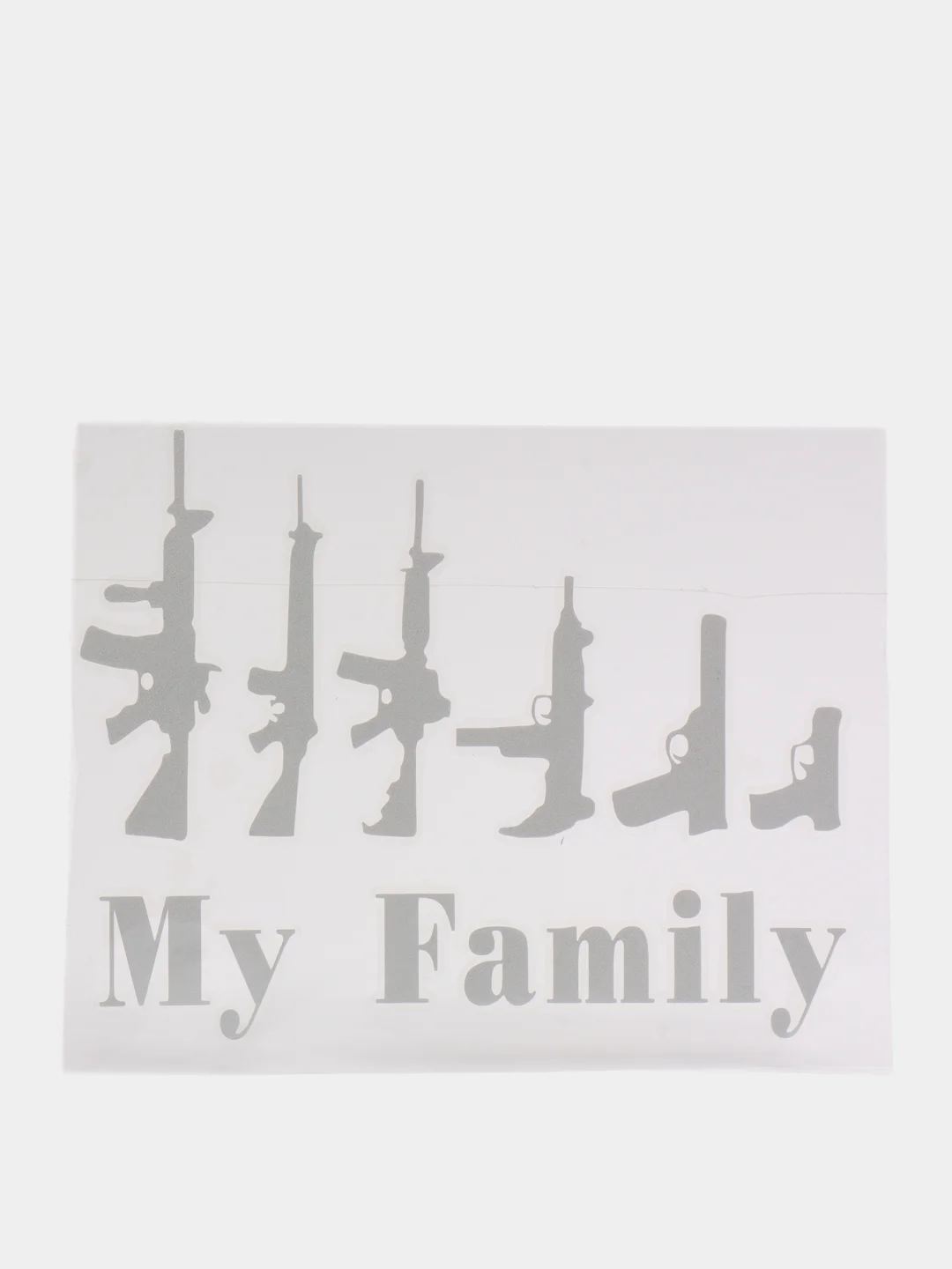 Наклейка на авто "My Family"