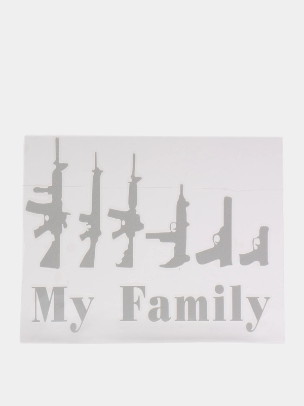 Наклейка на авто "My Family"