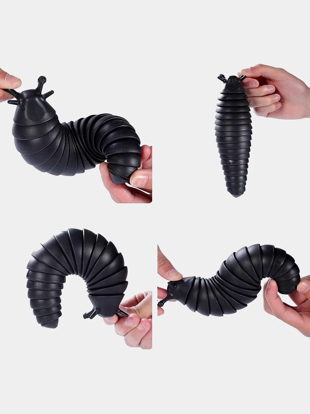 Желтый finger slug, слизень цветной антистресс, фингер слаг, слизняк антистресс