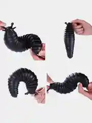 Желтый finger slug, слизень цветной антистресс, фингер слаг, слизняк антистресс