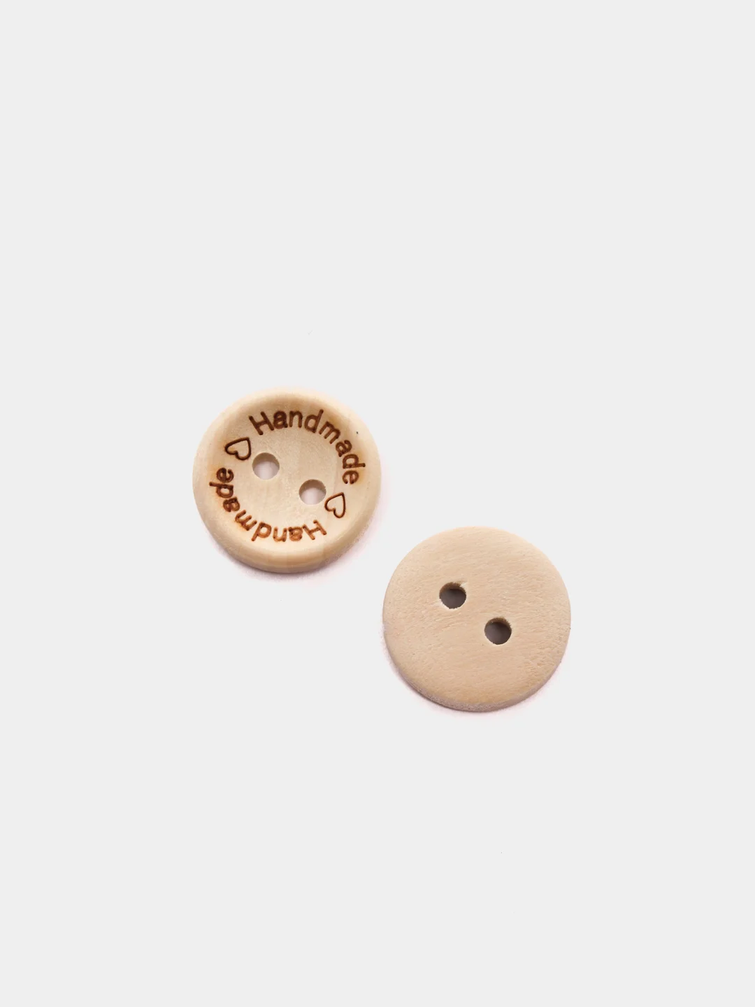 Пуговицы деревянные "Handmade", 15 мм