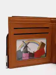 Коричневый кошелек мужской