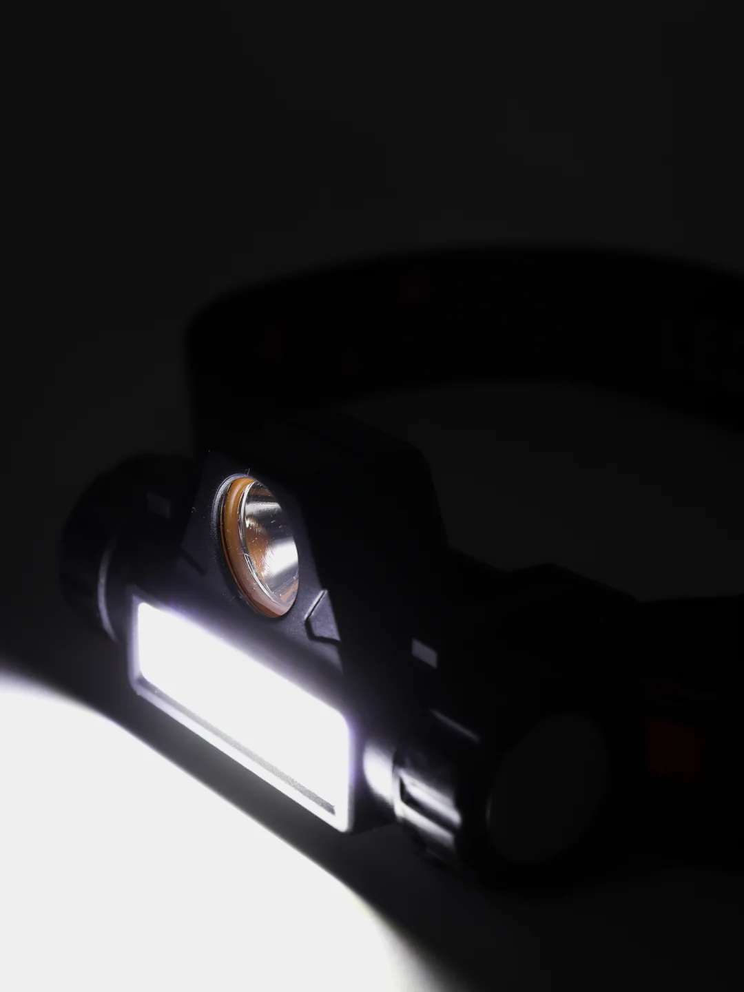 Светодиодный налобный перезаряжаемый USB фонарь с магнитным держателем