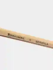 Кисть беличья, круглая, №4 / №5 BRAUBERG, 200181, 200182