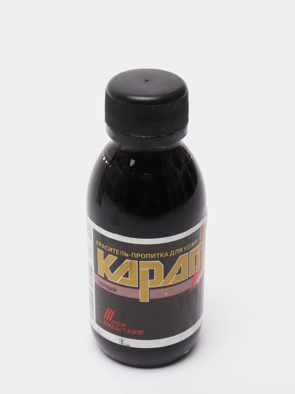Краситель-пропитка "Карат" краска для кожи черная 100 мл
