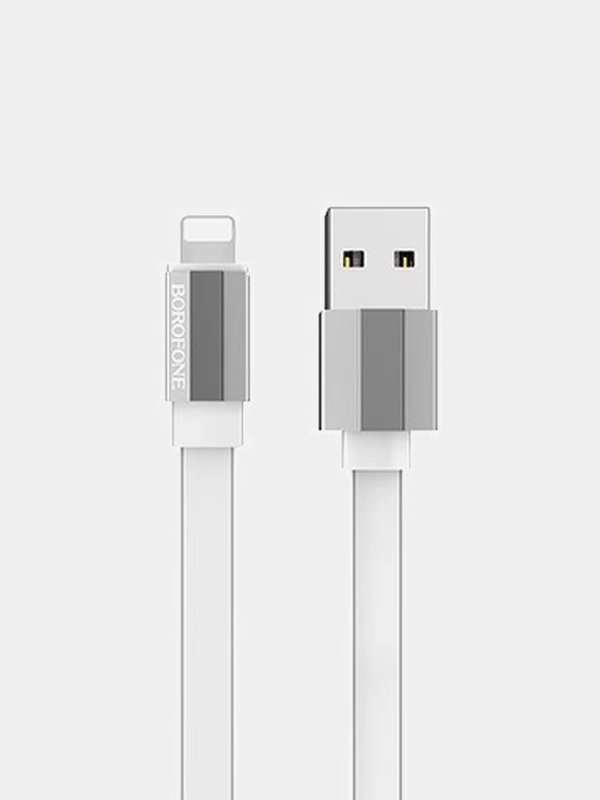 Кабель USB BOROFONE BU8 для зарядки и синхронизации 1.2м., 2.4A / 3A для Type-C, Lightning