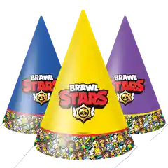 Набор одноразовой посуды и аксессуаров для праздника "Brawl Stars"