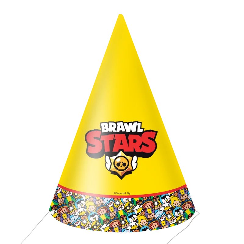 Набор одноразовой посуды и аксессуаров для праздника "Brawl Stars"