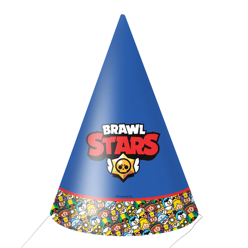 Набор одноразовой посуды и аксессуаров для праздника "Brawl Stars"