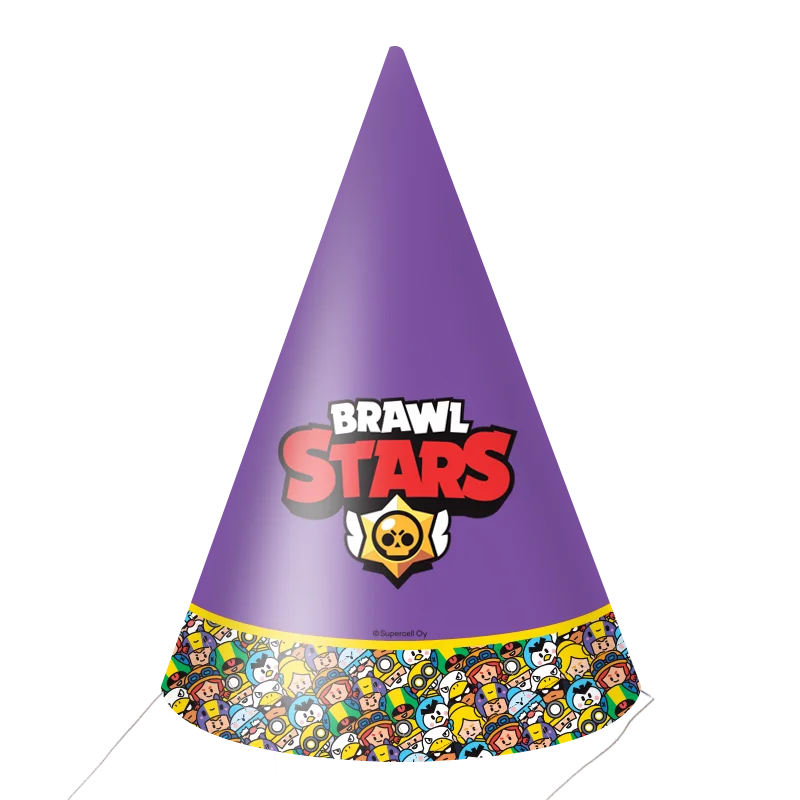 Набор одноразовой посуды и аксессуаров для праздника "Brawl Stars"