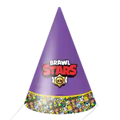 Набор одноразовой посуды и аксессуаров для праздника "Brawl Stars"