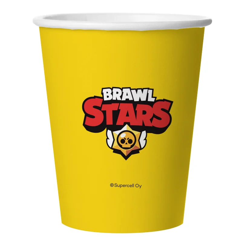 Набор одноразовой посуды и аксессуаров для праздника "Brawl Stars"