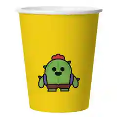 Набор одноразовой посуды и аксессуаров для праздника "Brawl Stars"