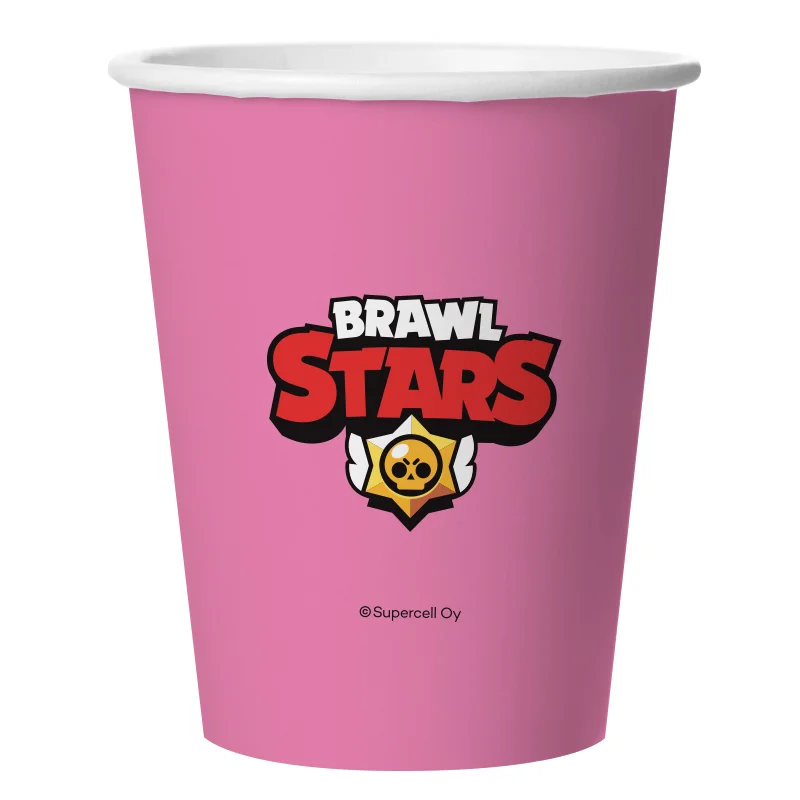 Набор одноразовой посуды и аксессуаров для праздника "Brawl Stars"