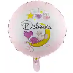 Шар фольгированный "С рождением"