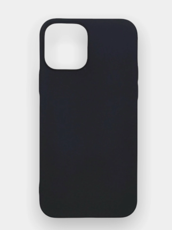 Чехол силиконовый для iPhone 5 / 7+ / 8+ / 11 Pro / Pro max / 12 mini / Max / 12, черный