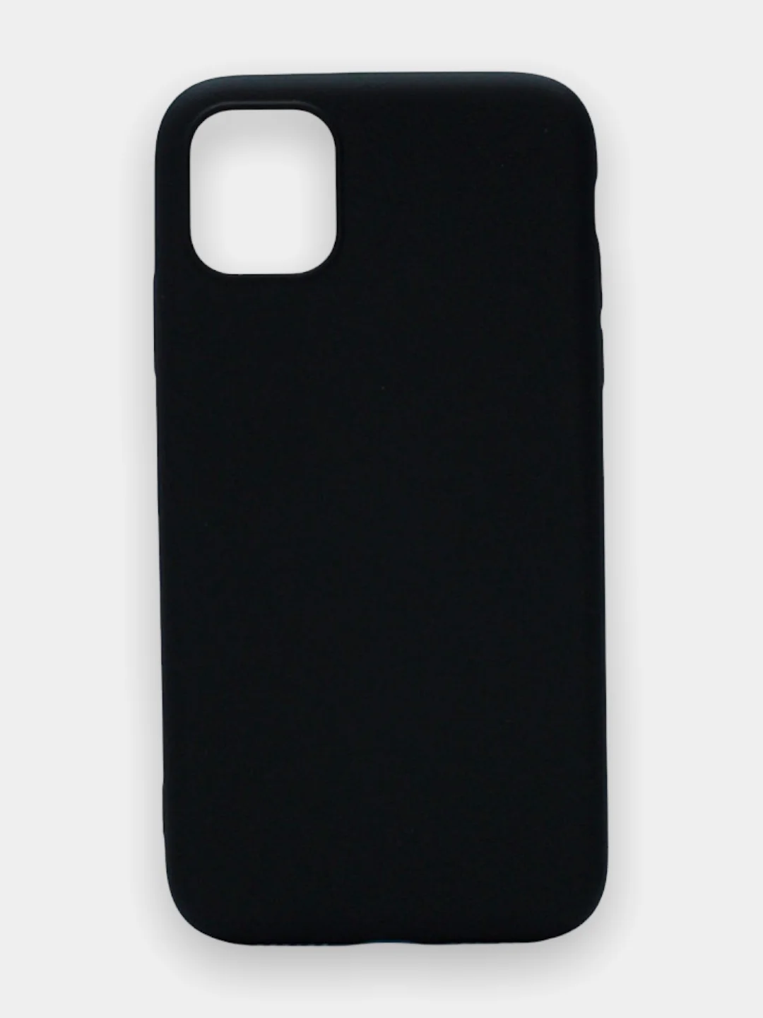 Чехол силиконовый для iPhone 5 / 7+ / 8+ / 11 Pro / Pro max / 12 mini / Max / 12, черный