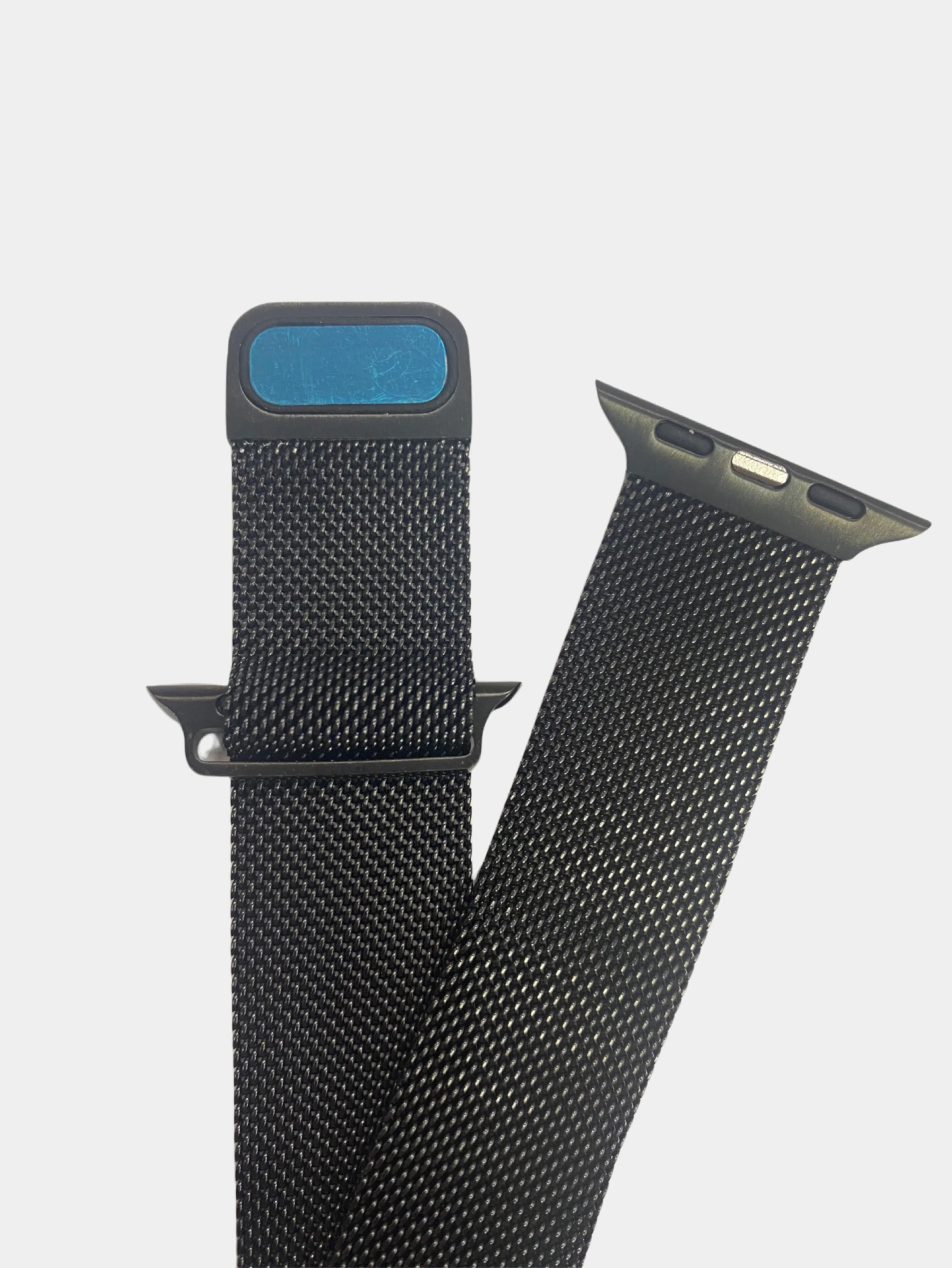 Черный ремешок для Apple Watch, металлический браслет
