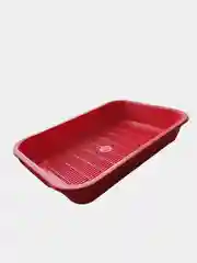 Туалет лоток с сеткой 26*36.5*6 см для кошек, котят, мелких собак красный