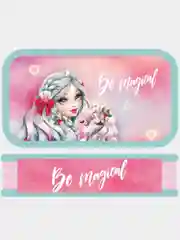 Аметистовый пенал двухсекционный SOFT TOUCH ламинированный