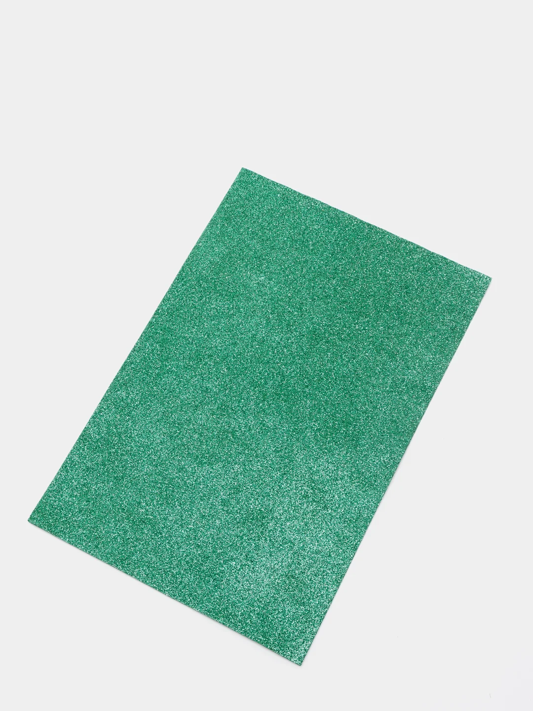 Зеленый фоамиран глиттерный, 20*30 см