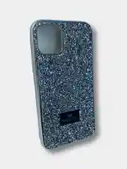 Серебряный чехол со стразами iPhone 11, 12, 12 Pro, 12 Pro Max, 13, 13 Pro, 13 Pro Max
