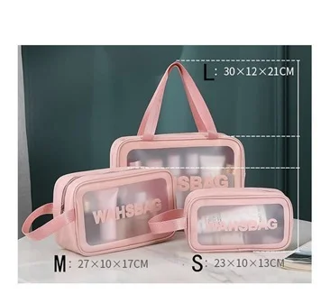 Розовый сумка-косметичка Washbag водонепроницаемая
